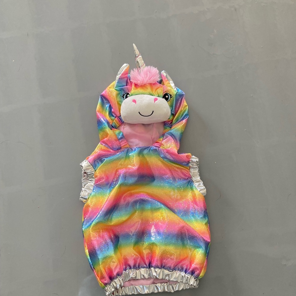 UNICORN Fluorescent Costume ages 2-3